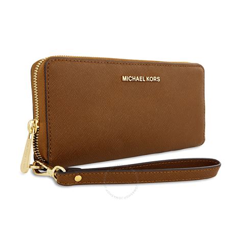 Michael Kors Jet Set Leather Continental Travel Wallet 